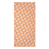 Seestern | Orangefarbenes Mikrofaserhandtuch 180 x 90 cm