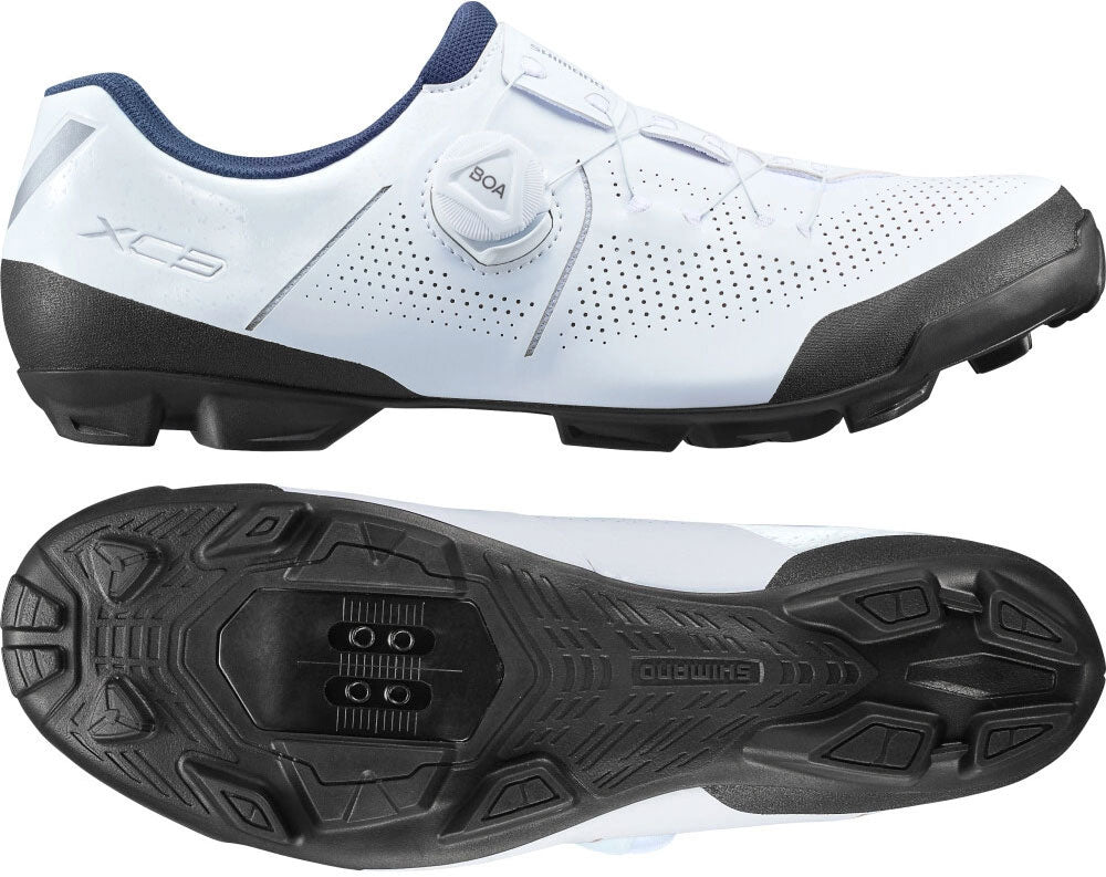 Shimano sh-xc302 white - mtb shoes | 45