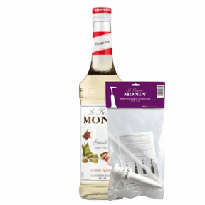 Monin Sirup Pistazien (70 cl) + Siruppumpe (10 ml)