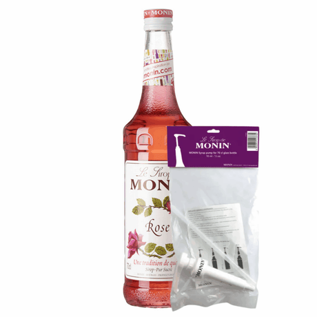 Monin Sirup Rose (70 cl) + Siruppumpe (10 ml)