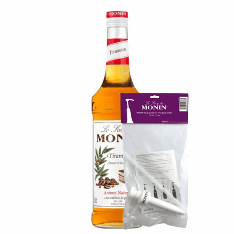 Monin Sirup Tiramisu (70 cl) + Siruppumpe (10 ml)