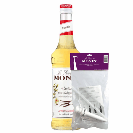 Moninsirup Vanille (70 cl) + Siruppumpe (10 ml)