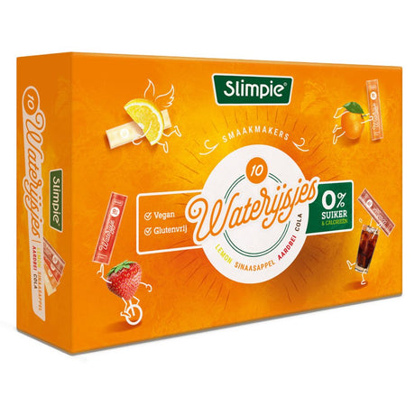 Slimpie waterijsjes 0% suiker (12x 10 stuks)
