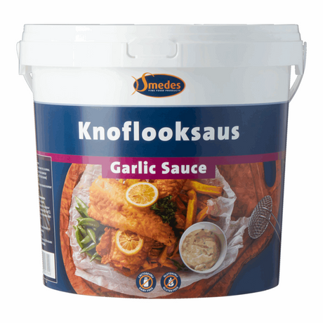 Smedes knoflooksaus emmer (10 liter)