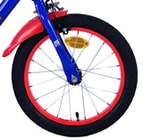 Sonic Prime Children's Bicycle - Jungen - 16 Zoll - Blaurot
