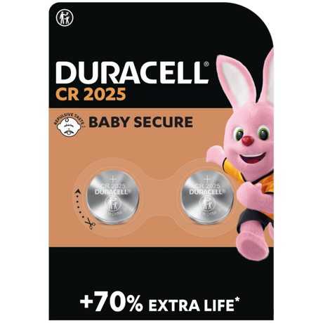 Batterieverkauf Europa b.v. Duracell Batterie CR2025 3V Lithium (2 Stück)