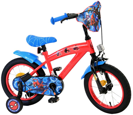Spiderman Marvel Spider - Man Kinderbike - Jungen - 14 Zoll - Rotblau