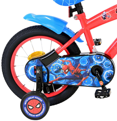Spiderman Marvel Spider - Man Kinderbike - Jungen - 14 Zoll - Rotblau