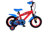 Ultimate Spider -Man Kinderbike - Jungen - 12 Zoll - Blaurot - Zwei Handbremsen