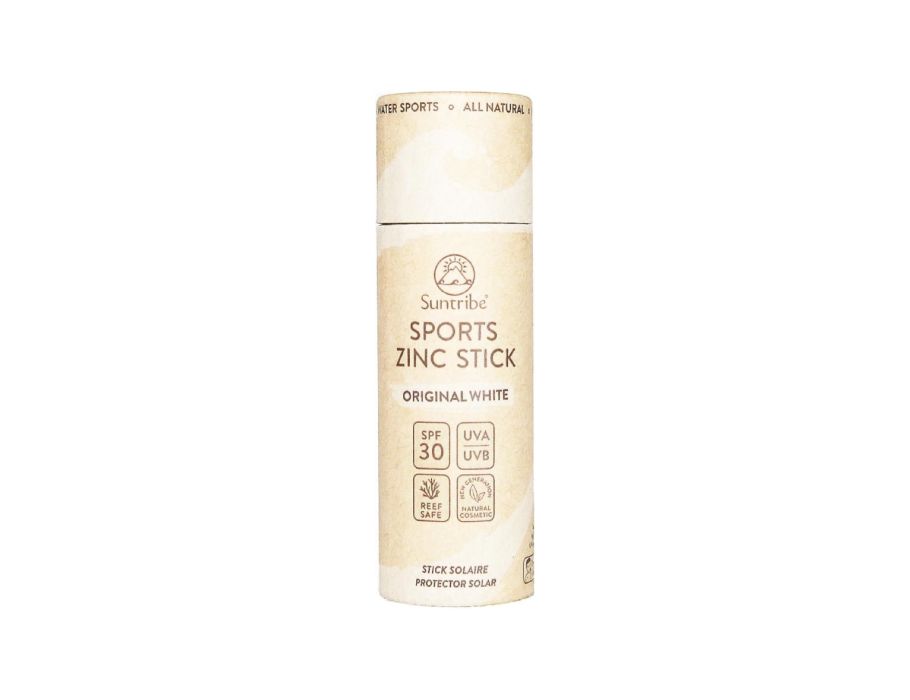 Suntribe Sonnenschutzstift – Zink – Sport – Lichtschutzfaktor 30 – Originalweiß