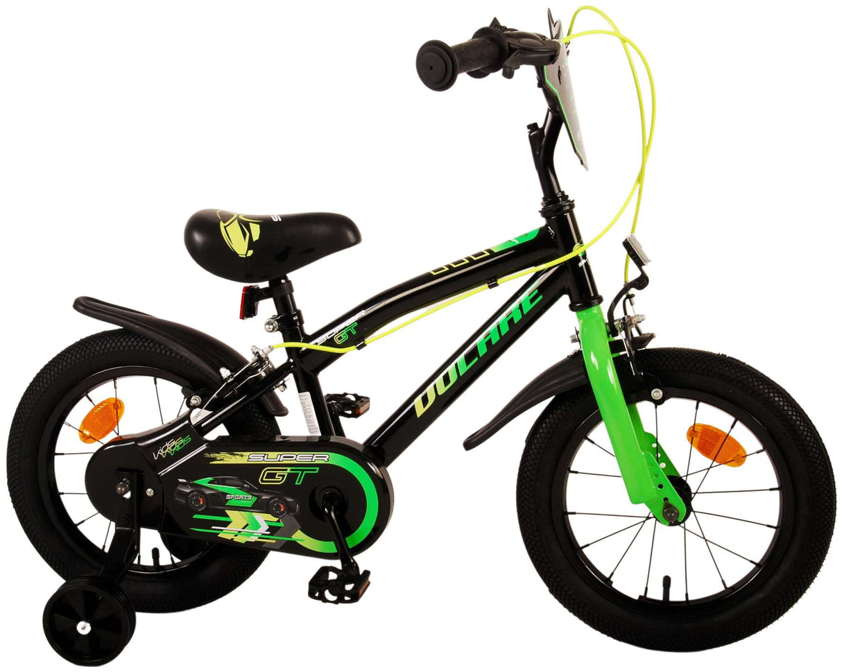 Volare Super GT Kinderbike Jungen 14 Zoll grün zwei Handbremsen