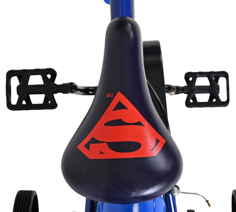 Superman Kinderfahrrad – Jungen – 12 Zoll – Blau – zwei Handbremsen
