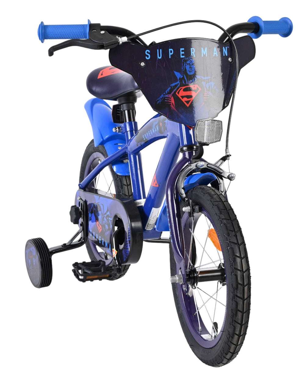 Superman Kinderfahrrad - Jungen - 14 Zoll - Blau