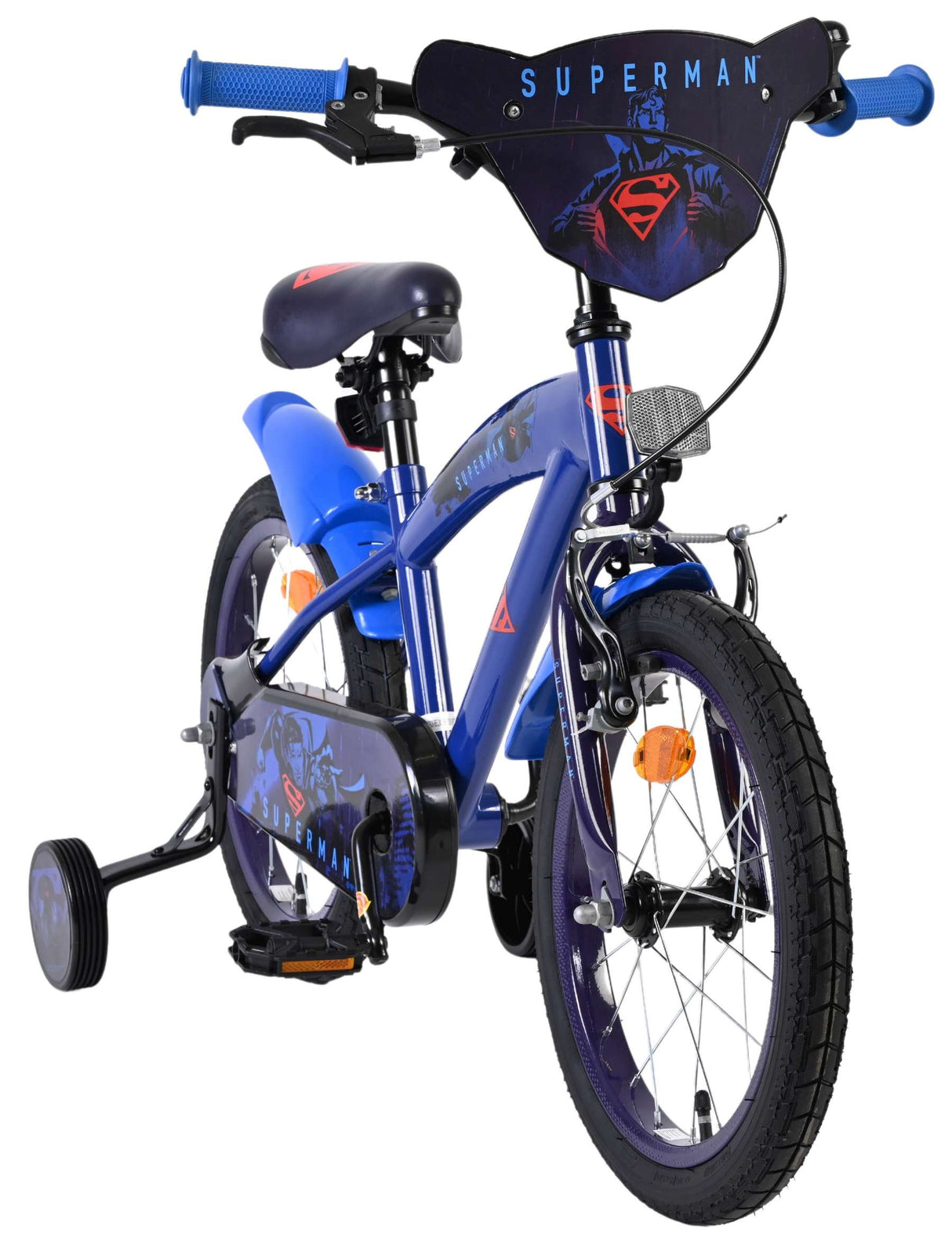 Superman Kinderfahrrad - Jungen - 16 Zoll - Blau