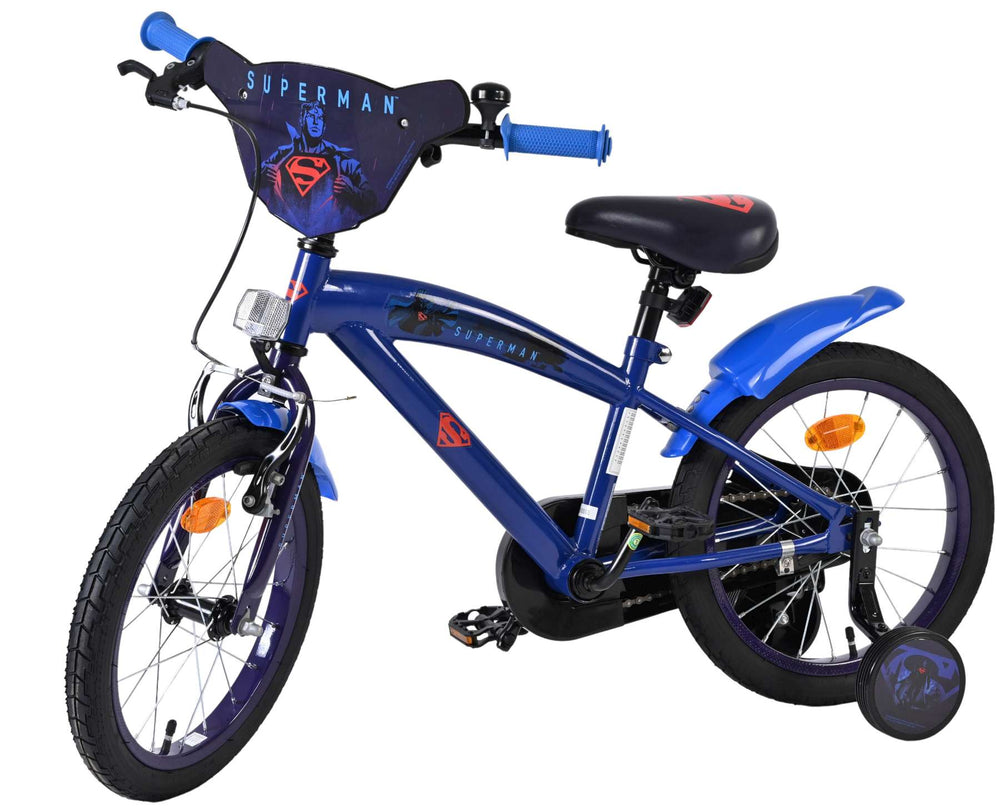 Superman Kinderfahrrad - Jungen - 16 Zoll - Blau