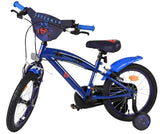 Superman Kinderfahrrad – Jungen – 16 Zoll – Blau – zwei Handbremsen