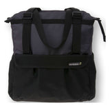 Basilikum Shopper XL - Sporty und trendige Fahrradbeutel für Lebensmittel und Strand, schwarzer Anthrazit, 20L