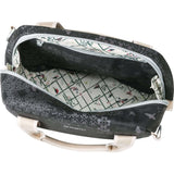 Basil Bohème City Bag - Elegante grüne Hand-, Schulter- und Lenkerbeutel für Frauen, geeignet für Elektrofahrräder und Stadtfahrräder - Schwarz