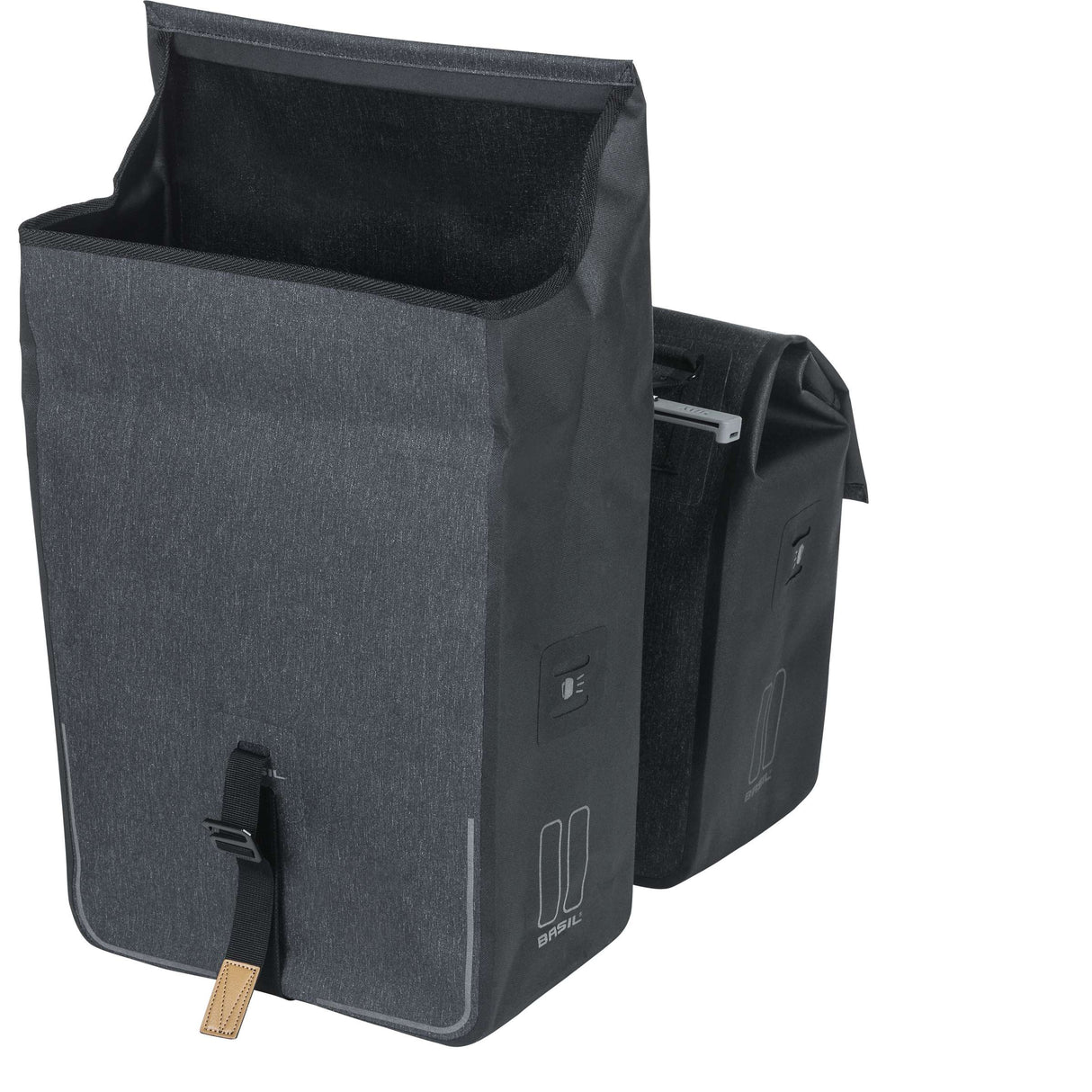 Basil Doppelte Fahrradtasche Urban Dry Mik 50 Liter – Anthrazit