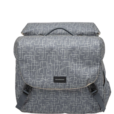 Mondi Joy Double Bicycle Bag - Racktime Snap -it - Wasser -Repellent Polyester - 38L - Ivy Walnuss