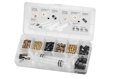 Discbrems -Service -Kit für 5,0 5,5 mm Bremsleitungen