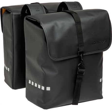 Neue Looxs Odense 224.501MIK Black Doppelfahrradbeutel