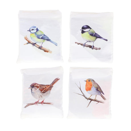 Esschert design opvouwbare tas aquarel vogel ass. 39,3x4,5x57,3cm polyester