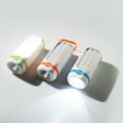 Tiross batterij zaklamp 1w led + 10smd 90lm