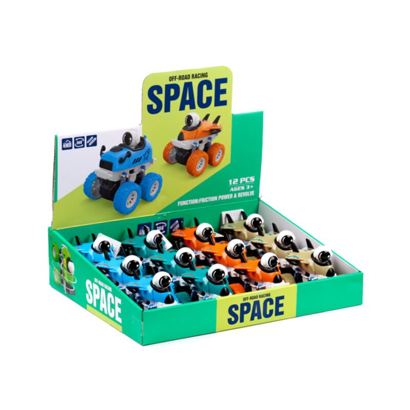 Raumfahrt-Reibungs-Push-Pull-Action-Spielzeug