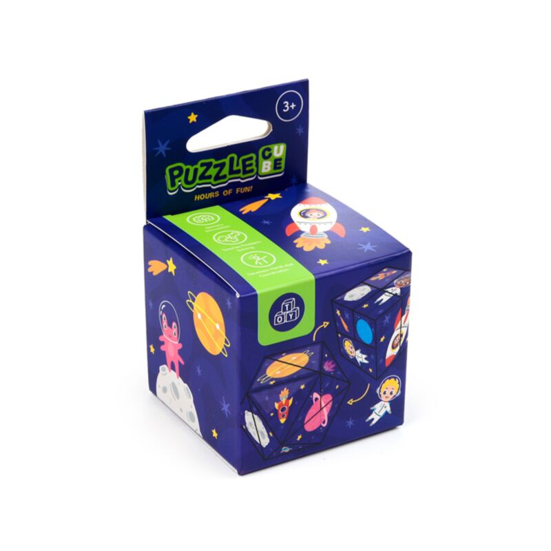 Astronauten-Souvenir-Puzzle-Würfelspielzeug