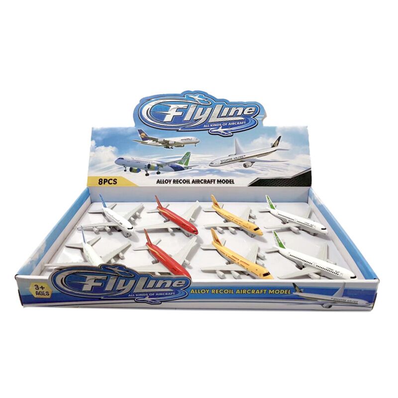 Flyline-Jet-Flugzeug, Reibungs-Rückzieh-Action-Spielzeug