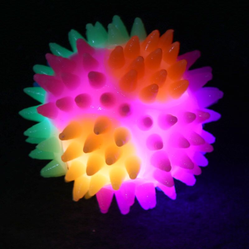 Spitzer Hüpfball mit LED 5,5cm