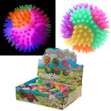 Spitzer Hüpfball mit LED 7cm