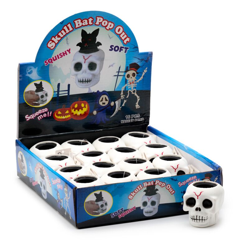 Zusammendrückbares Spielzeug mit Totenkopf-Fledermaus