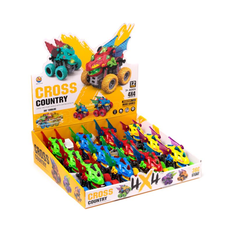 LED-Offroad-Drachenkopf-Stunt-Truck-Action-Spielzeug