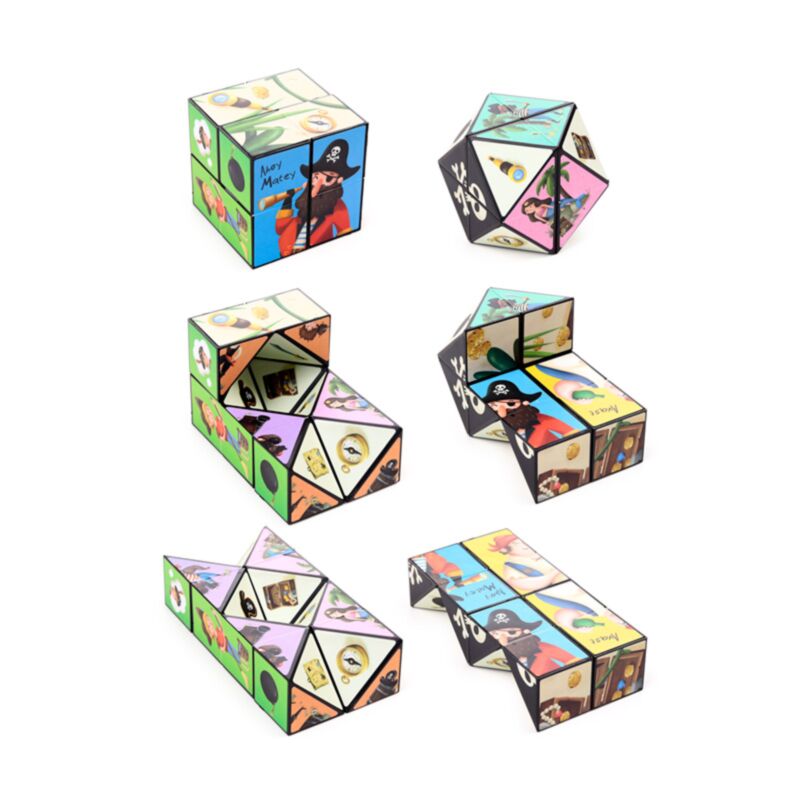 Jolly Rogers Piraten-Puzzle-Würfelspielzeug