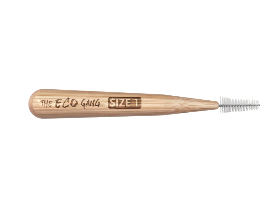 Die Eco -Gang Interdentale Pinsel - Bambus - Größe 1 - 0,4 mm