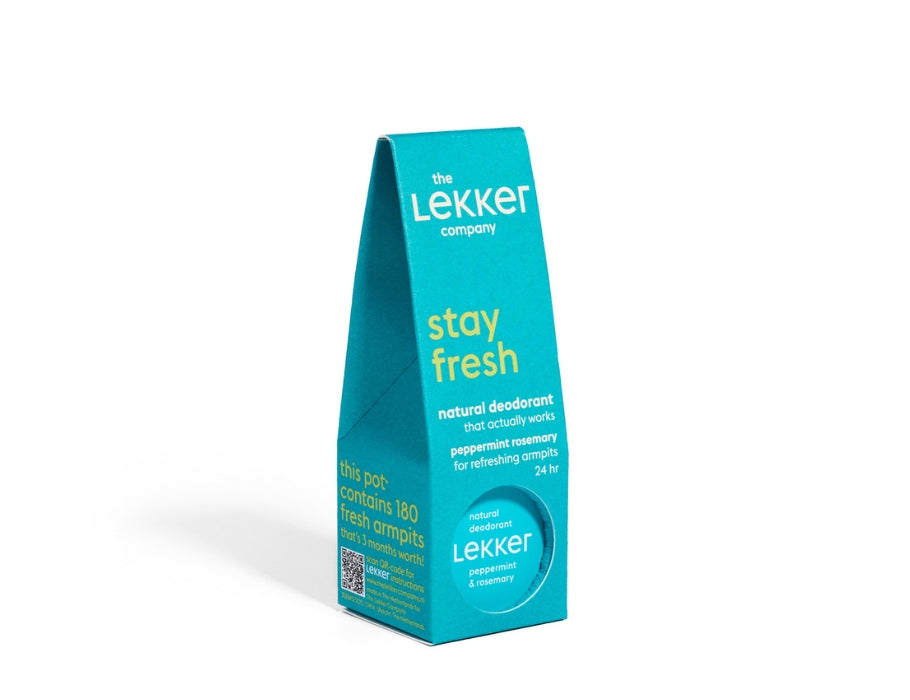 Die Lekker Company Deodorant - Pfeffermint Rosemary - Bleib frisch