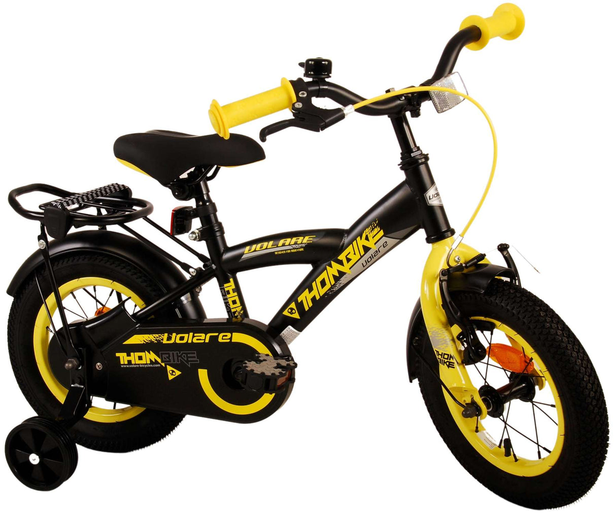 Volare Thombike Kinderbike - Jungen - 12 Zoll - Schwarzgelb
