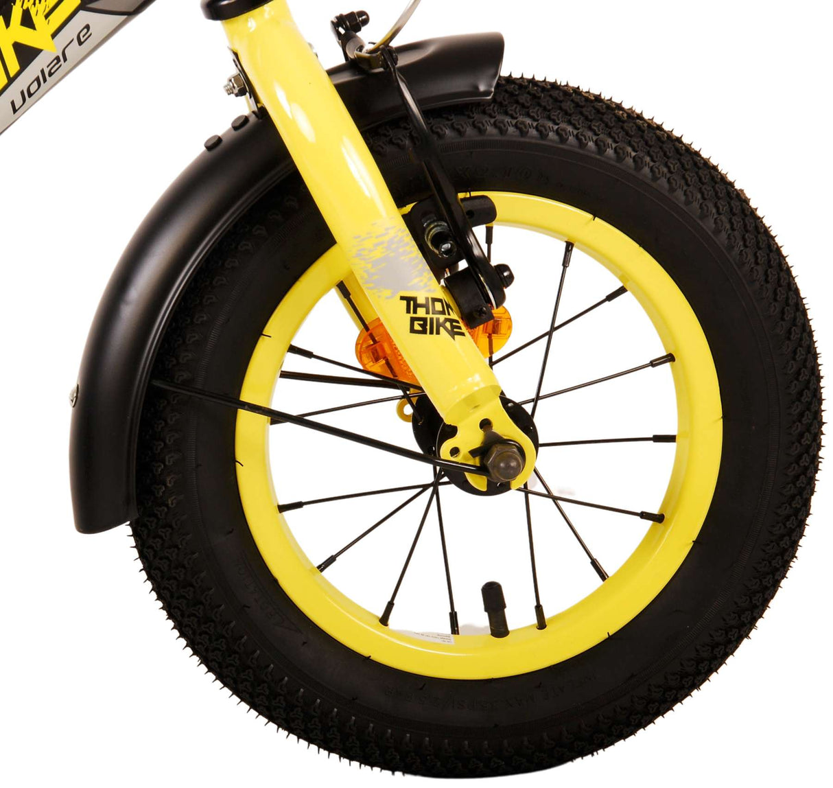 Volare Thombike Kinderbike - Jungen - 12 Zoll - Schwarzgelb