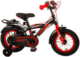 Volare Thombike Kinderbike Jungen 12 Zoll schwarz rote zwei Handbremsen