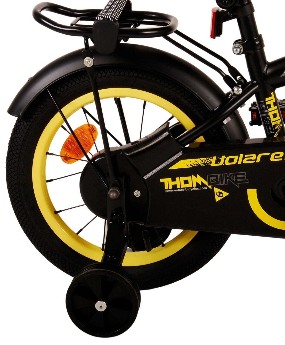Volare Thombike Kinderbike - Jungen - 14 Zoll - Schwarzgelb