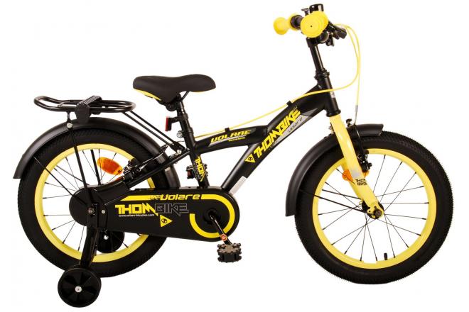 Volare Thombike Kinderbike Jungen 16 Zoll schwarz gelb zwei Handbremsen