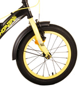 Volare Thombike Kinderbike Jungen 16 Zoll schwarz gelb zwei Handbremsen