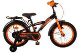 Volare Thombike Children's Bicycle - Jungen - 16 Zoll - Schwarzorange