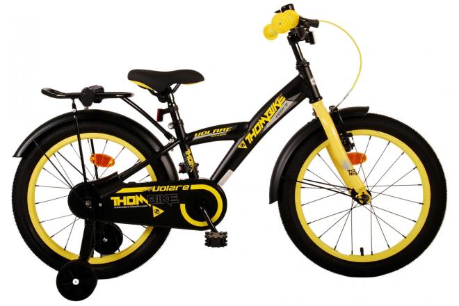 Volare Thombike Kinderrad Jungen 18 Zoll schwarz gelb