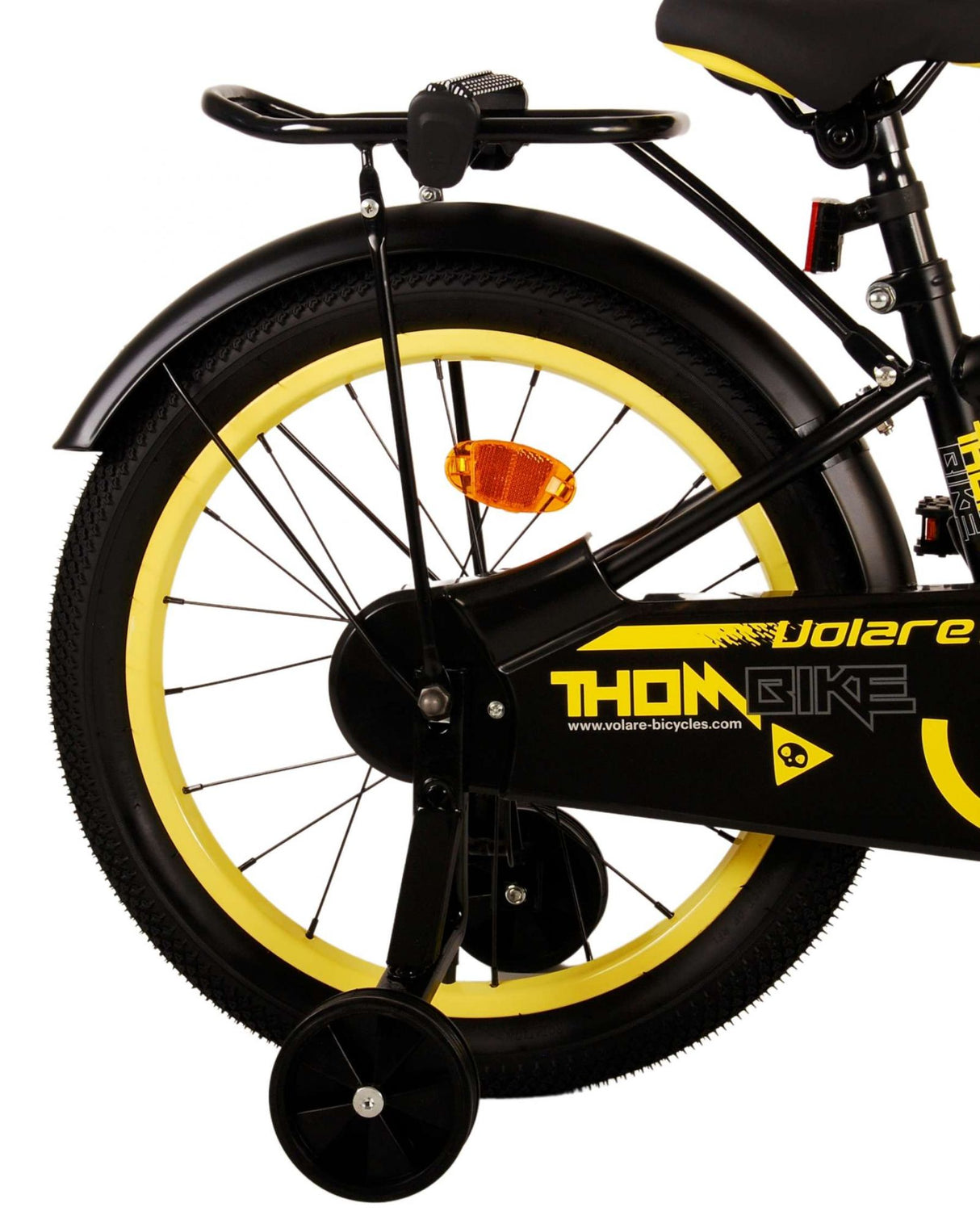 Volare Thombike Kinderrad Jungen 18 Zoll schwarz gelb