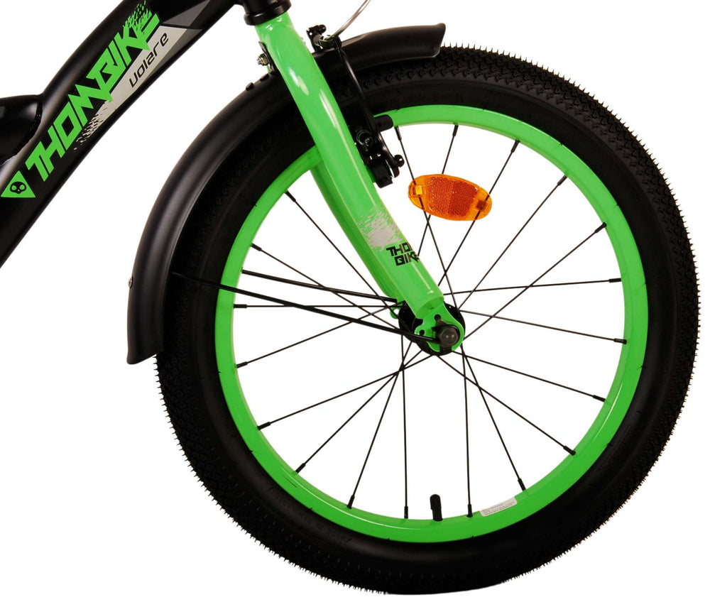 Volare Thombike Kinderbike Jungen 18 Zoll schwarzgrün