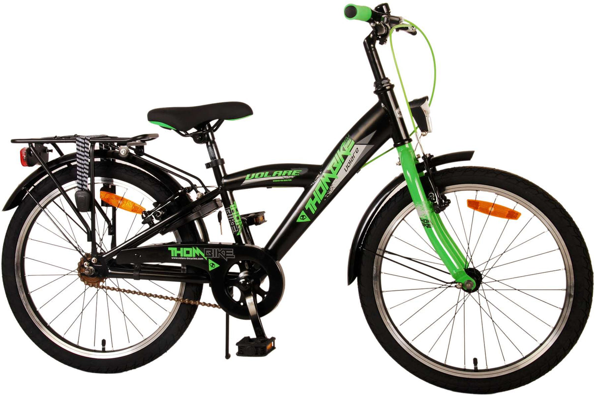Volare Thombike Kinderbike Jungen 20 Zoll schwarzgrün zwei Handbremsen