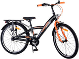 Volare Thombike Children's Bike Boys 24 Zoll Black Orange 3 Gänge